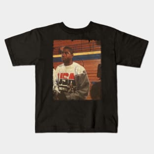 Magic Johnson on Team USA, 1992 Kids T-Shirt